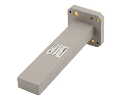 1 Watt Low Power WRD-650 Waveguide Load 6.5 GHz to 18 GHz, Brass