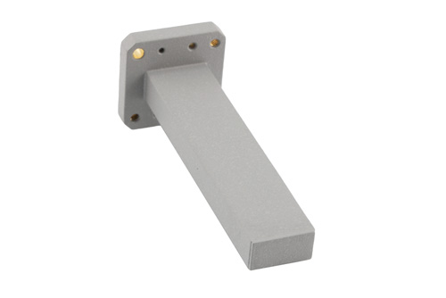 1 Watt Low Power WRD-750 Waveguide Load 7.5 GHz to 18 GHz, Brass