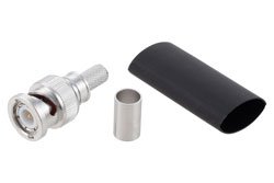 EZ-240-BM-X - BNC Male Connector Crimp/Non-Solder Contact Attachment for LMR-240, LMR-240-DB, LMR-240-UF, LMR-240-FR, RG8X, PE-C240