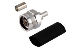 EZ-240-NMH-75-X - 75 Ohm N Male Connector Crimp/Non-Solder Contact Attachment for LMR-240-75, LMR-240-75-DB, LMR-240-75-FR