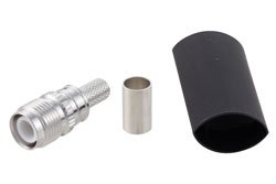 EZ-240-TF-RP-X - RP-TNC Jack Connector Crimp/Non-Solder Contact Attachment for LMR-240, LMR-240-DB, LMR-240-UF, LMR-240-FR, RG8X, PE-C240