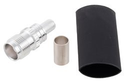 EZ-240-TF-X - TNC Female Connector Crimp/Non-Solder Contact Attachment for LMR-240, LMR-240-DB, LMR-240-UF, LMR-240-FR, RG8X, PE-C240