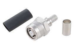 EZ-240-TM-RP-X - RP-TNC Male Connector Crimp/Non-Solder Contact Attachment for LMR-240, LMR-240-DB, LMR-240-UF, LMR-240-FR, RG8X, PE-C240