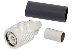 EZ-240-TM - TNC Male Connector Crimp/Non-Solder Contact Attachment For LMR-240, PE-C240, RG8X
