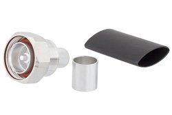 EZ-600-716M-X - 7/16 DIN Male Connector Crimp/Non-Solder Contact Attachment For LMR-600, PE-C600, IP68 Rated