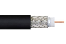 LMR-195-FR-BULK - Low Loss Flexible LMR-195-FR Fire Rated Rated Coax Cable Double Shielded with Black FRPE Jacket