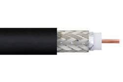 LMR-195-UF-BULK - Low Loss Flexible LMR-195-UF Outdoor Rated Coax Cable Double Shielded with Black TPE Jacket Ultra Flex