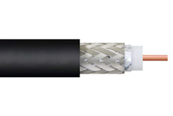 LMR-240-DB-BULK - Low Loss Flexible LMR-240-DB Rated Coax Cable Double Shielded with Black PE Jacket