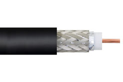 LMR-240-UF-BULK - Flexible LMR-240-UF Indoor / Outdoor Rated Coax Cable Double Shielded with Black TPE Jacket