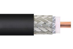 LMR-500-DB - Low Loss Flexible LMR-500-DB Outdoor/Watertight Rated Coax Cable Double Shielded with Black PE Jacket
