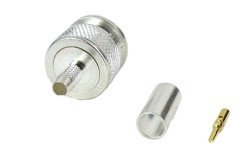 M39012/26-0011 - TNC Male Connector Crimp/Solder Attachment for RG55