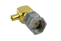 M39012/80-3007 - SMA Male Right Angle Connector Solder Attachment for RG405