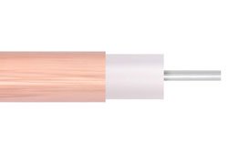 PE-SR402-75-STR-BULK - 75 Ohm 141 Semi-rigid Coax Cable with Copper