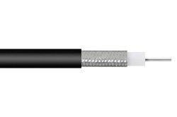 PE-SR405FLJ - Formable PE-SR405FLJ Coax Cable with Outer Conductor and Black FEP Jacket