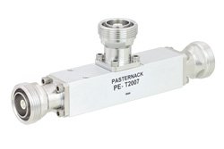 PE-T2007 - Low PIM 10 dB 7/16 DIN Unequal Tapper Optimized For Mobile Networks From 350 MHz to 5.85 GHz Rated to 300 Watts