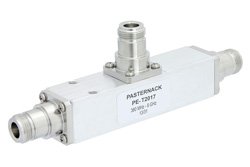 PE-T2017 - Low PIM 20 dB N Unequal Tapper from 380 MHz to 6 GHz Rated to 300 Watts