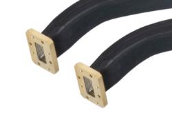 PE-W112TF007-36 - WR-112 Twistable Flexible Waveguide 36 Inch, CMR Flange Operating from 7.05 to 10 GHz