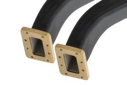 PE-W159TF001-24 - WR-159 Twistable Flexible Waveguide 24 Inch, CMR Flange Operating from 4.9 to 7.05 GHz