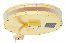PE-W15A001 - WR-15 Waveguide Horn Antenna Operating From 58 GHz to 63 GHz With a Nominal 0 dBi Gain With UG-387/U Round Cover Flange