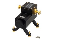 PE-W15AT5001 - WR-15 Waveguide Direct Read Attenuator, 0 to 50 dB, From 50 GHz to 75 GHz, UG-385/U Round Cover Flange, Dial
