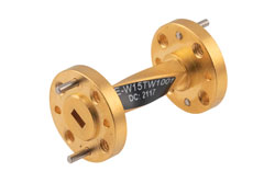 PE-W15TW1001A - WR-15 90 Degree Waveguide Twist With a UG-385/U Flange Operating From 50 GHz to 75 GHz