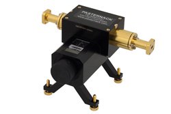 PE-W28AT5001 - WR-28 Waveguide Direct Read Attenuator, 0 to 50 dB, From 26.5 GHz to 40 GHz, UG-599/U Square Cover Flange, Dial