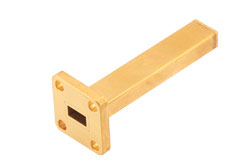 1 Watt WR-28 Waveguide Load 26.5 GHz to 40 GHz, Brass with UG Square Cover Flange