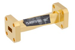 PE-W28TW1001 - WR-28 90 Degree Waveguide Twist With a UG-599/U Flange Operating From 26.5 GHz to 40 GHz