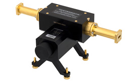 PE-W42AT5001 - WR-42 Waveguide Direct Read Attenuator, 0 to 50 dB, From 18 GHz to 26.5 GHz, UG-595/U Square Cover Flange, Dial