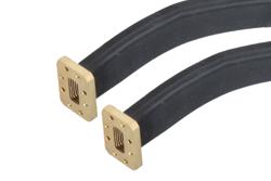 PE-W90SF007-36 - WR-90 Seamless Flexible Waveguide 36 Inch, CMR Flange Operating from 8.2 to 12.4 GHz