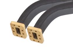 PE-W90TF007-36 - WR-90 Twistable Flexible Waveguide 36 Inch, CMR Flange Operating from 8.2 to 12.4 GHz