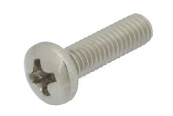 PE1004-2-100PK - 3-56 Stainless Steel Screw 0.375 Inch Long Phillips in 100 Each Packages