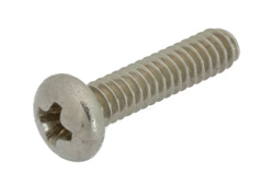 PE1005-3 - 4-40 Stainless Steel Screw 0.5 Inch Long Phillips in 100 Each Packages
