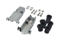 PE1034 - Assembled D-Sub Hood Kit, DB9/HD26 Metal