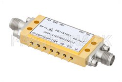 PE11S1001 - SPI PLL Frequency Synthesizer, 5.5 GHz - 10.5 GHz, +19 dBm Pout, 10 MHz Reference, +3.3 Vdc and SMA output