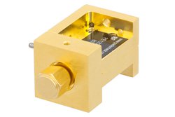 PE12D1000 - Waveguide Down Converter Mixer WR-10 From 75 GHz to 110 GHz, IF From DC to 18 GHz And LO Power of +13 dBm, UG-387/U-Mod Flange, W Band