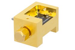 PE12D1002 - Waveguide Down Converter Mixer WR-15 From 50 GHz to 75 GHz, IF From DC to 18 GHz And LO Power of +13 dBm, UG-385/U Flange, V Band