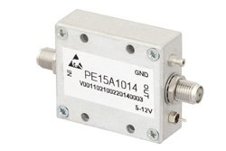 PE15A1014 - 36 dBm IP3, 18 dBm P1dB, 50 MHz to 1,000 MHz, Low Noise Amplifier, 19 dB Gain, SMA