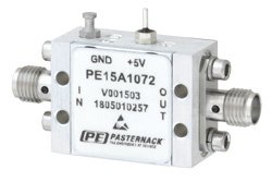 PE15A1072 - 2.1 dB NF Low Noise Amplifier, Operating from 6 GHz to 12 GHz with 25 dB Gain, 13 dBm Psat and SMA