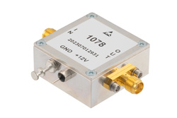 PE15A1078 - 0.6 dB NF Low Noise Amplifier, Operating from 700 MHz to 2700 MHz with 36 dB Gain, 25 dBm P1dB and SMA