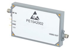 6 GHz to 18 GHz, Log Amplifier, 25 mV/dB Log Slope, 70 dBm Log Range, SMA