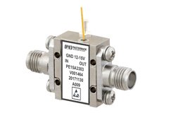 PE15A3303 - 2.3 dB NF, 11 dBm P1dB, 18 GHz to 26.5 GHz, Low Noise Broadband Amplifier, 32 dB Gain, SMA