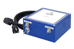 60 dB Gain, 10 dBm P1dB, 20 GHz to 40 GHz, Broadband High Gain Amplifier, 5 dB NF, 2.92mm