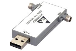PE15A3901 - 10 dBm P1dB, 50 MHz to 40 GHz, USB Controlled Broadband Amplifier, 12 dB Gain, 5.5 dB NF, 2.92mm