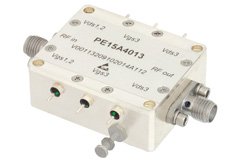 PE15A4013 - 5 Watt Psat, 7.5 GHz to 11 GHz, High Power GaAs Amplifier, SMA, 25 dB Gain