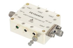 PE15A4015 - 4 Watt Psat, 8 GHz to 11 GHz, High Power GaAs Amplifier, SMA, 28 dB Gain
