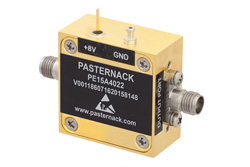 PE15A4022 - 20 dBm P1dB, 26.5 GHz to 40 GHz, Medium Power Broadband Amplifier, 30 dB Gain, 6 dB NF, 2.92mm