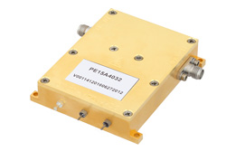 PE15A4032 - 900 mW P1dB, 10 MHz to 6 GHz, Medium Power Broadband Amplifier, 24 dB Gain, 42 dBm IP3, 5 dB NF, SMA