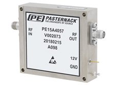 PE15A4057 - 2 Watt P1dB, 2 GHz to 18 GHz, Medium Power Amplifier, SMA, 30 dB Gain, 40 dBm IP3