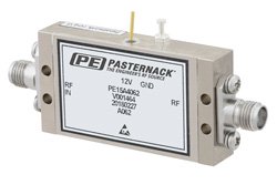 PE15A4062 - 1 Watt P1dB, 6 GHz to 18 GHz, Medium Power Amplifier, SMA, 38 dB Gain, 10 dB NF